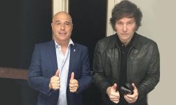 Javier Milei con Bartolomé Abdala 20221207