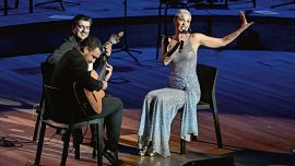 CITA FADISTA. Marisa dos Reis Nunes, en un concierto a sala llena en el CCK.