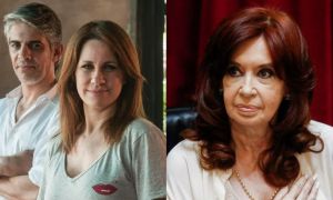 Pablo Echarri, Nancy Dupláa y Cristina Kirchner