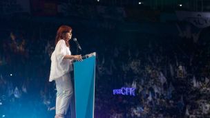 La vicepresidenta Cristina Kirchner