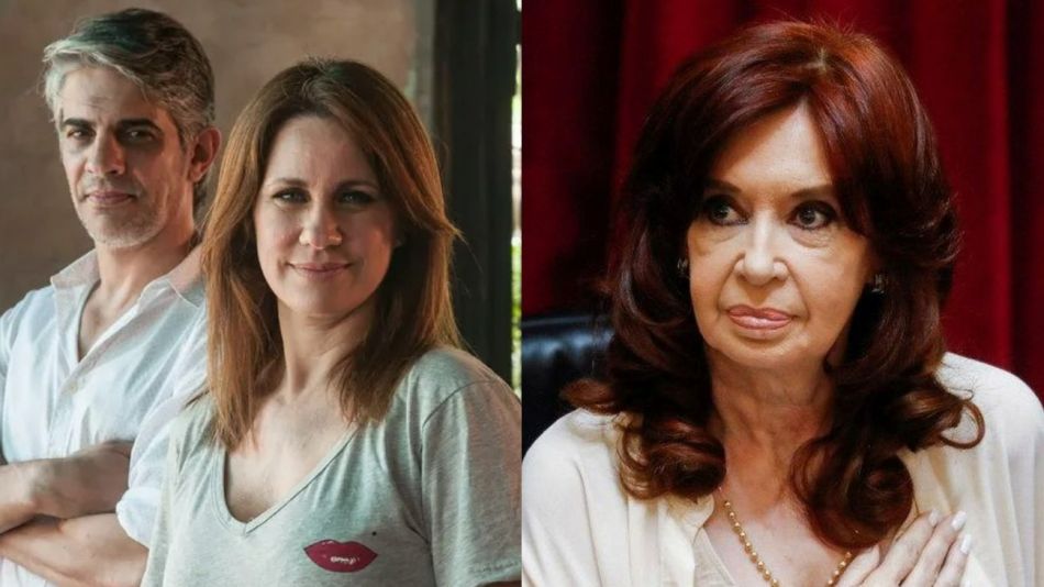 Pablo Echarri, Nancy Dupláa y Cristina Kirchner