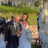Así fue la boda de Silvina Escudero: la modelo se casó con Federico