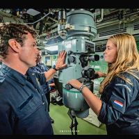 Las fotos de la princesa Amalia en el servicio militar