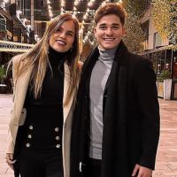Julián Álvarez y su novia