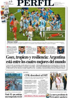 La tapa del Diario PERFIL del sábado 10 de diciembre de 2022