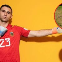 Así lucía Dibu Martínez antes de integrar la Selección Argentina