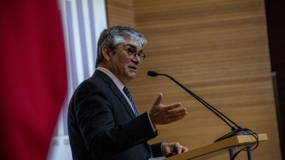 Chile's Finance Minister Mario Marcel Speaks At The University Of Adolfo Ibanez 