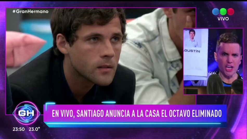Agustín es el 8vo eliminado de Gran Hermano