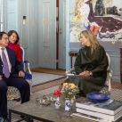 Máxima Zorreguieta dejó de lado su look y cautivó con la decoración de una sala de su palacio