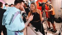La periodista Sofía Martínez emocionó a Lionel Messi en medio de una nota