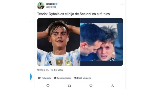 Paulo Dybala, el "viajero del tiempo": la teoría viral que une al hijo de Lionel Scaloni y al futbolista