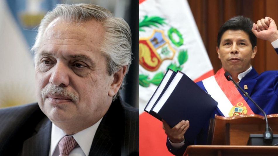 Alberto Fernández y Pedro Castillo