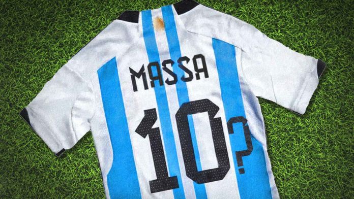 2022 World Cup Argentina Lionel Messi Signed Soccer Jersey Beckett LOA