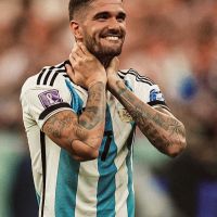 Rodrigo de Paul mantiene su lugar entre los jugadores más sexies del Mundial