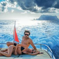La producción de fotos de Nicole Neumann con Manu Urcera en la Costa Amalfitana