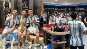 festejos vestuario argentina campeon mundual g_20221218