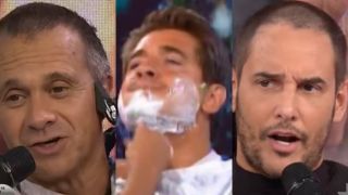 Sergio Lapegüe, Guillermo Andino y Rodrigo Lussich