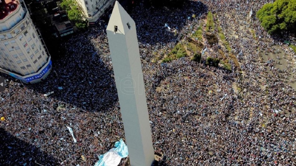 El lado B de los festejos en el Obelisco: violencia, robos y vandalismo