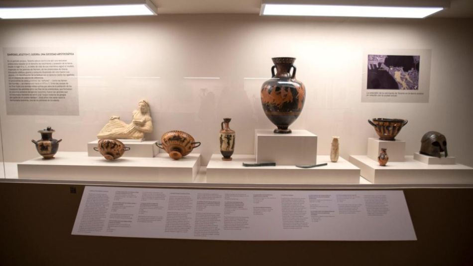 Tesoros del Museo Arqueológico Nacional de Taranto en el Museo Nacional de Bellas Artes