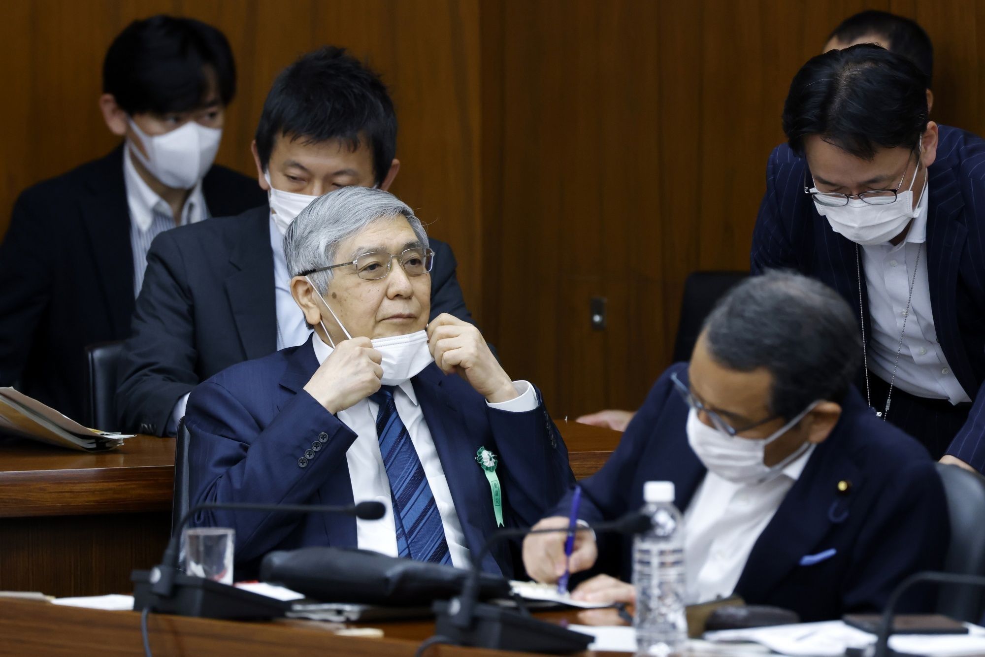 Bank of Japan Governor Haruhiko Kuroda Appears at Committee on Financial Affairs