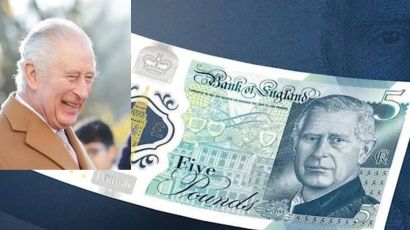 El rey Carlos III de Inglaterra ya tiene sus billetes
