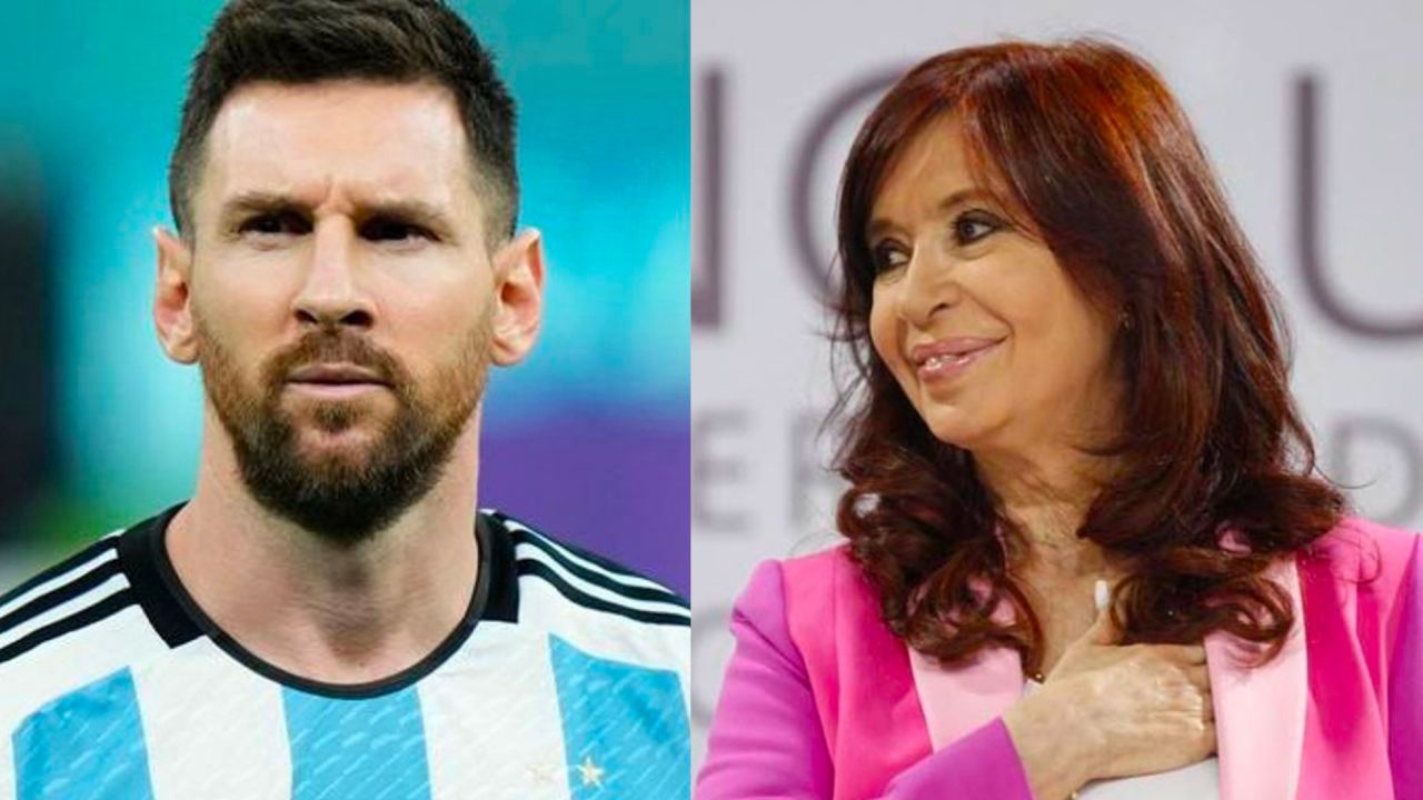 Lionel Messi y Cristina Kirchner | Foto:CEDOC
