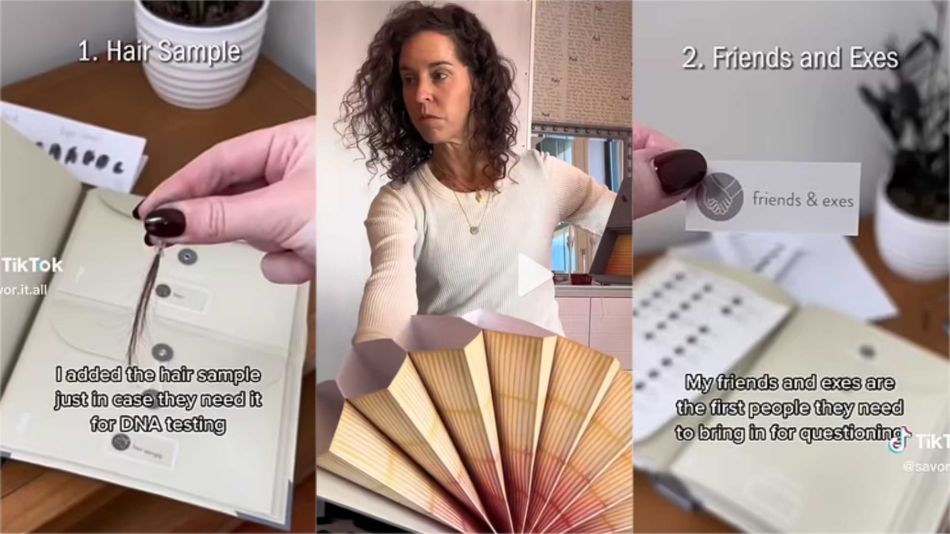 Una mujer confeccionó un kit por "si desaparece" 20221223