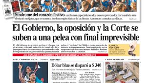 La tapa del Diario PERFIL del sábado 24 de diciembre de 2022