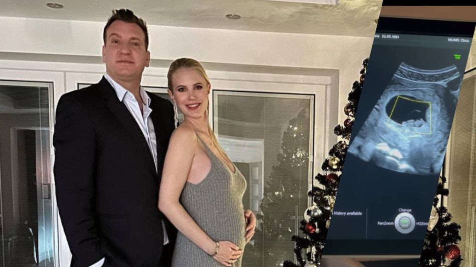 Daniela Christiansson y Maxi López anunciaron el sexo de su bebé: "El corazón late"