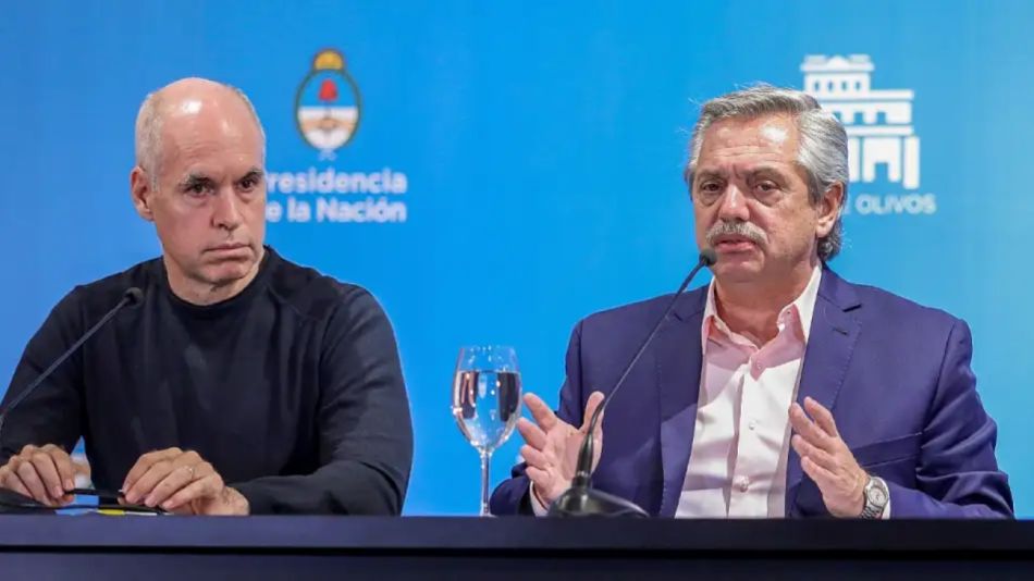 Horacio Rodríguez Larreta y Alberto Fernández