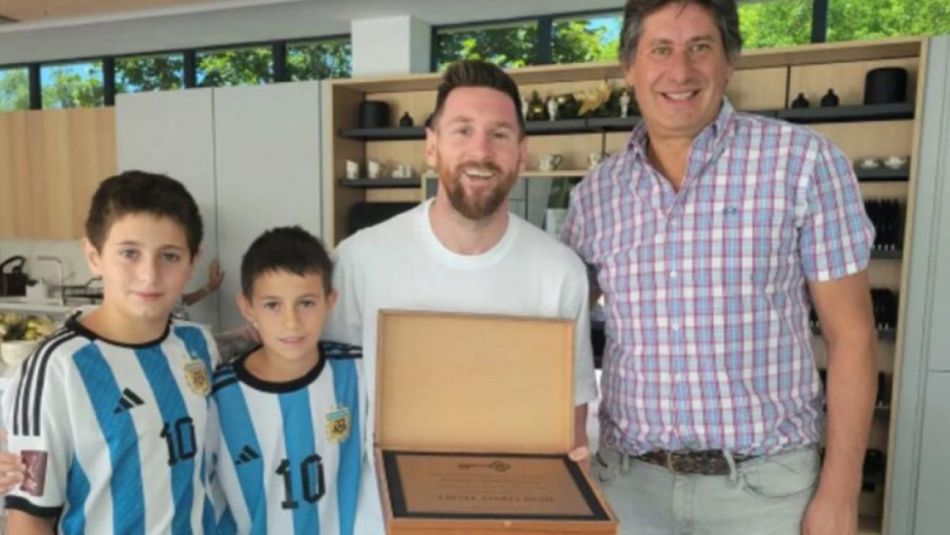 Lionel Messi fue declarado ciudadano ilustre de Funes