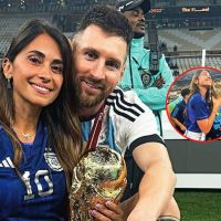 Leo Messi, campeón del mundo: las mejores fotos con Antonela Roccuzzo en la final