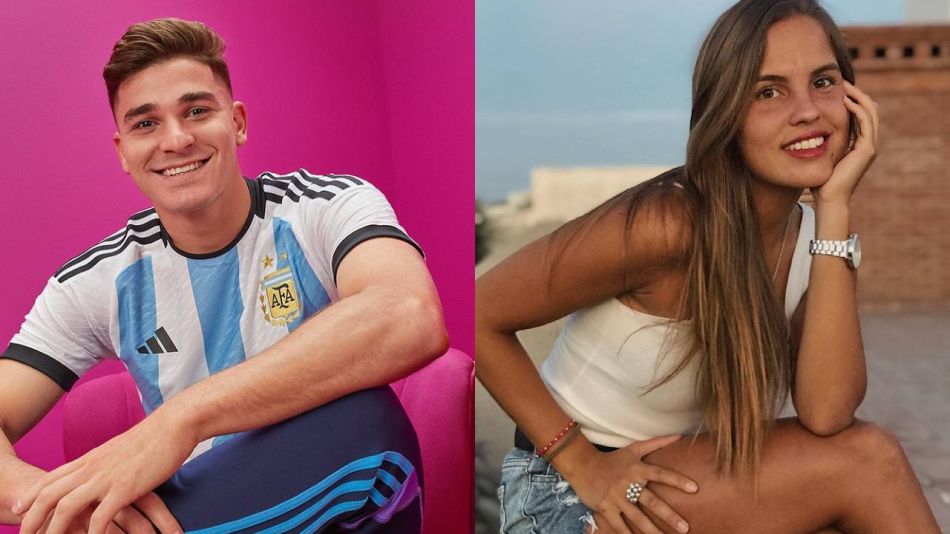 Julián Álvarez y su novia generaron revuelo en redes por una supuesta crisis: los detalles