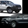 Toyota Hilux y Ford Ranger