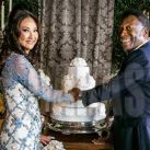 Así fue la boda de Pelé con su última mujer: se casó a los 75 con una empresaria de 50