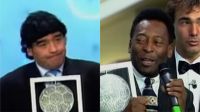 Maradona y Pelé en el premio de la FIFA a mejor Jugador del Siglo 20221229