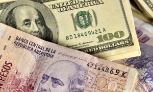 pesos and dollars stock