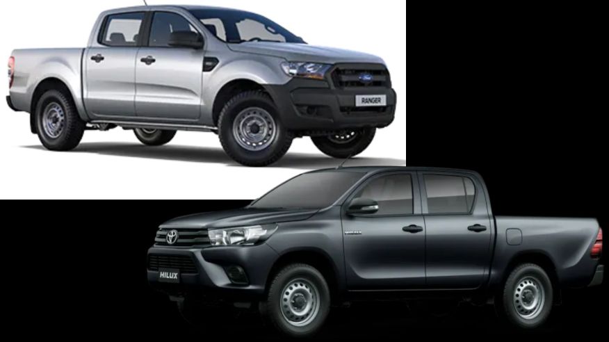 Toyota Hilux y Ford Ranger 