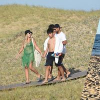 Las fotos del Kun Agüero en Punta del Este con su novia Sofía Calzetti y Benja Agüero