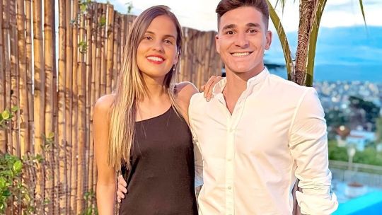 Emilia Ferrero y Julián Álvarez