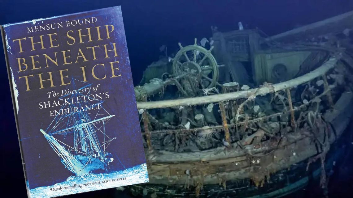 The Ship Beneath The Ice by Mensun Bound; Hardback, 403 pages, 39 photos and diagrams; Published by Macmillan.