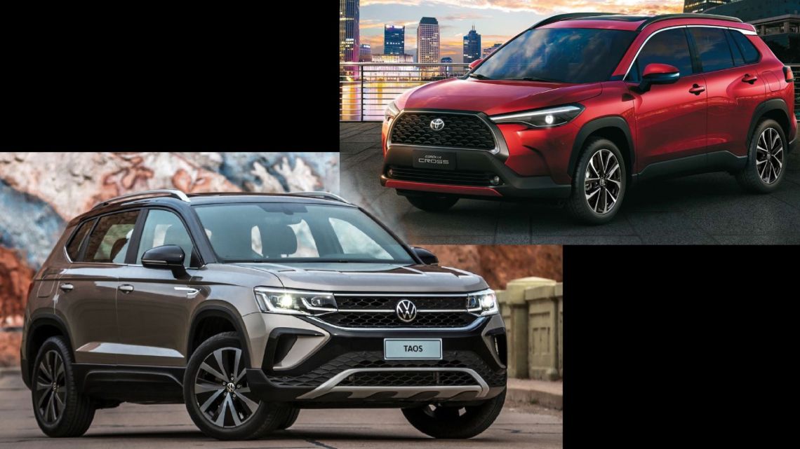 Toyota Corolla Cross Y Vw Taos Diferencias En Versiones Base