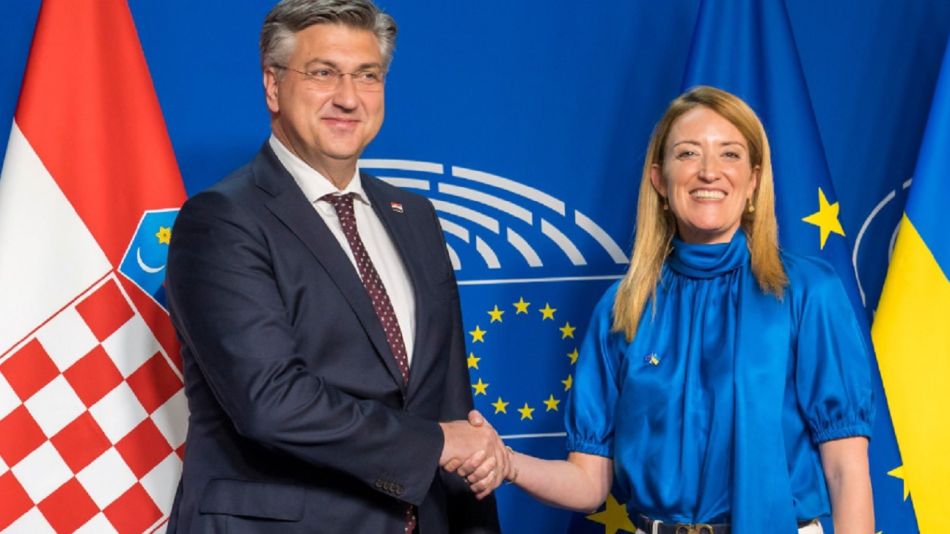 Roberta Metsola, presidenta del Parlamento Europeo