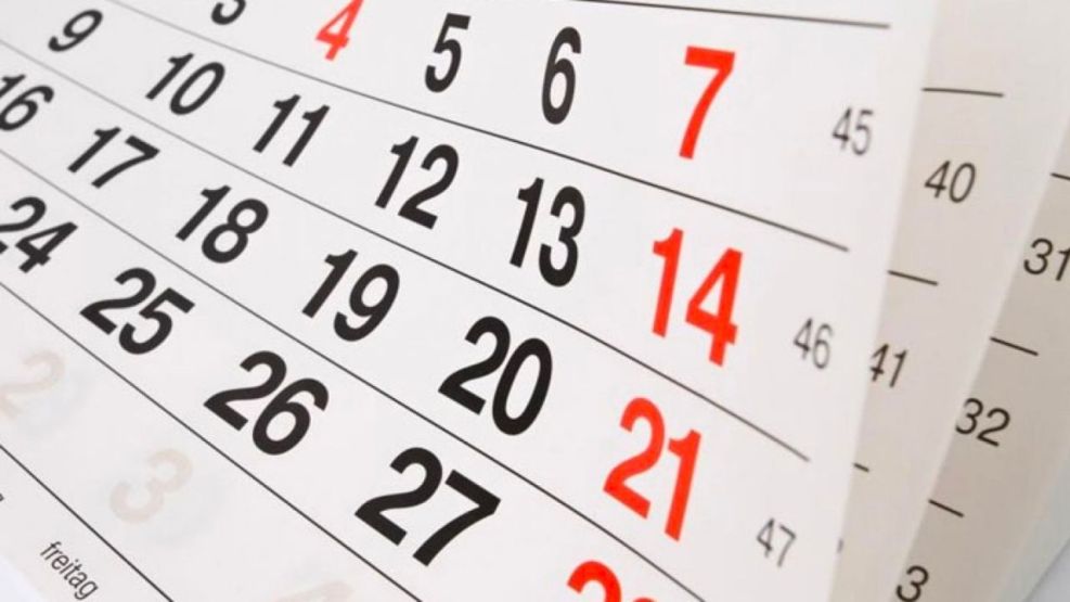 Calendario de feriados