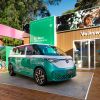 El eléctrico ID. Buzz en el espacio de Volkswagen en Cariló.