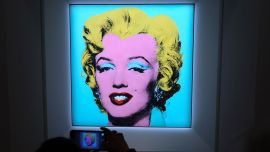 “Shot Sage Blue Marilyn”, de Andy Warhol