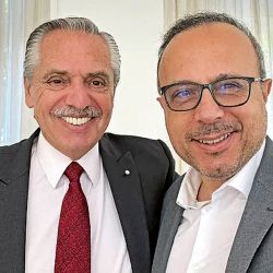Alberto Fernández y Antonio Aracre | Foto:Cedoc