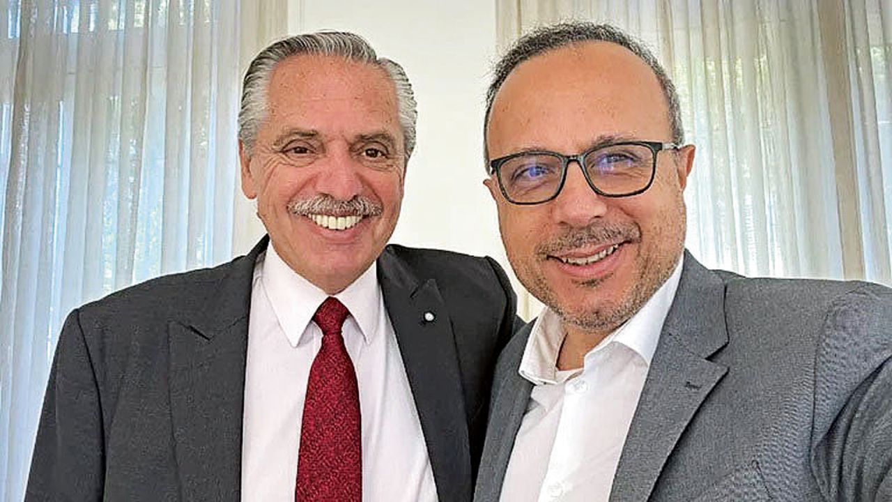 Alberto Fernández y Antonio Aracre | Foto:Cedoc