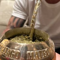 Lionel Messi causó furor con los detalles mundialistas en su mate