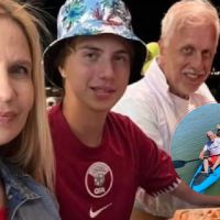 Los padres de Wanda y Zaira Nara, muy unidos: complicidad en un paseo junto a sus nietos